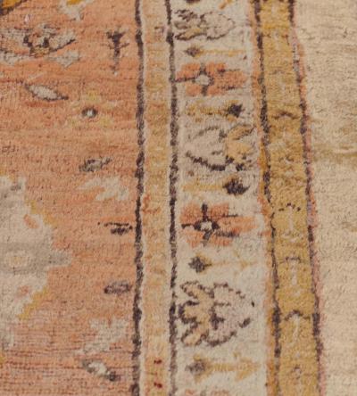 Late 19th Century Handwoven Oushak Rug