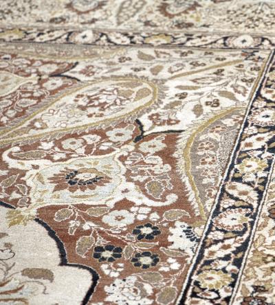 Late 19th Century Handwoven Tabriz Rug from North West Persia