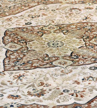 Late 19th Century Handwoven Tabriz Rug from North West Persia