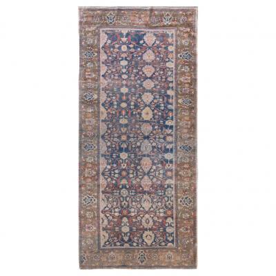 Late 19th Century Handwoven Traditional Wool Tabriz Runner