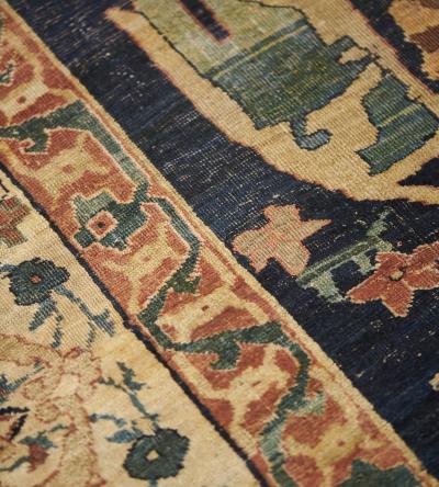 Late 19th Century Handwoven Wool Bidjar Rug