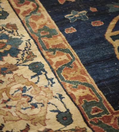 Late 19th Century Handwoven Wool Bidjar Rug