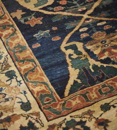 Late 19th Century Handwoven Wool Bidjar Rug