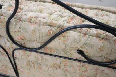 Late 19th Century Italian Iron Antique Large Settee