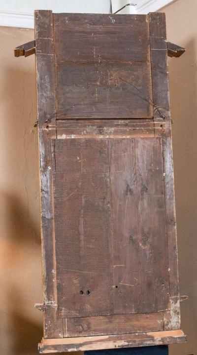 Late 19th Century Italian Neoclassical Paint Decorated Pier Mirror