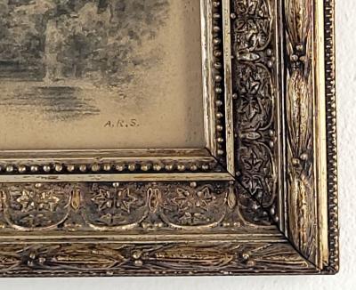 Late 19th Century Landscape Drawing Probably American