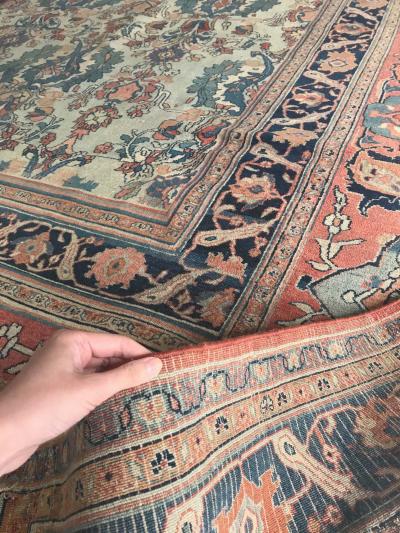 Late 19th Century Large Persian Khorassan Rug