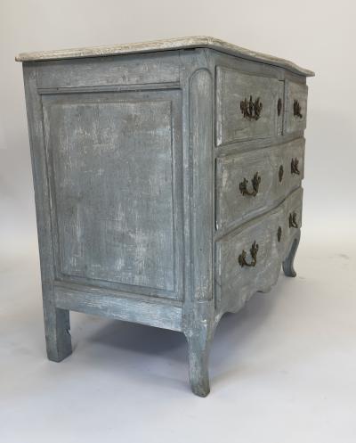 Late 19th Century Louis XV Style Painted Chest of Drawers