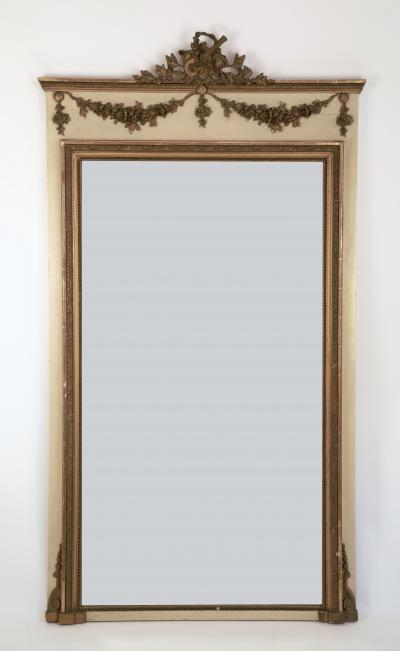 Late 19th Century Louis XVI Style Trumeau Mirror