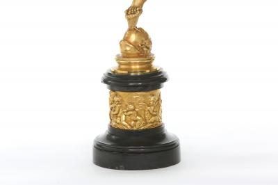 Late 19th Century Ormolu Bronze Marble Piece