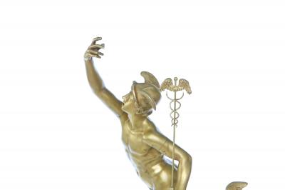 Late 19th Century Ormolu Bronze Marble Piece