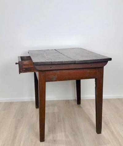 Late 19th Century Rustic Northern European Work Table