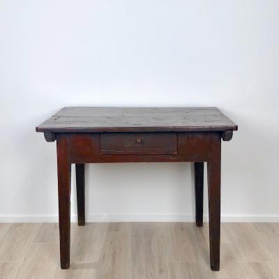 Late 19th Century Rustic Northern European Work Table
