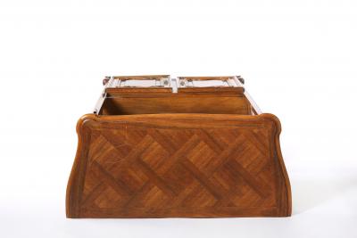 Late 19th Century Walnut Mirrored Interior China Cabinet