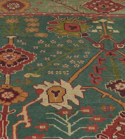 Late 19th Century Wool Donegal Rug from Ireland