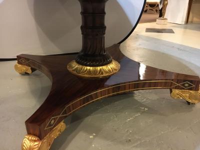Late 19th Early 20th Century Russian Neoclassical Boule Inlaid Centre Tilt Table