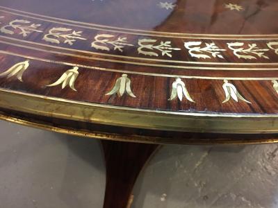 Late 19th Early 20th Century Russian Neoclassical Boule Inlaid Centre Tilt Table