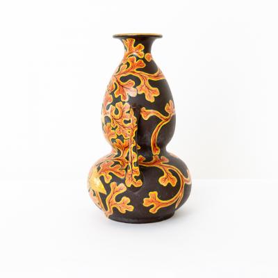 Late 19th early 20th Century Japanese Meiji Satsuma ceramic vase 