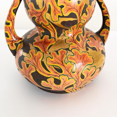 Late 19th early 20th Century Japanese Meiji Satsuma ceramic vase 