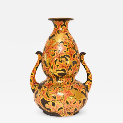 Late 19th early 20th Century Japanese Meiji Satsuma ceramic vase 
