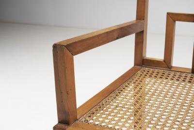 Late 20th Century Anglo Chinese Chairs with Caned Seats Europe 1980s