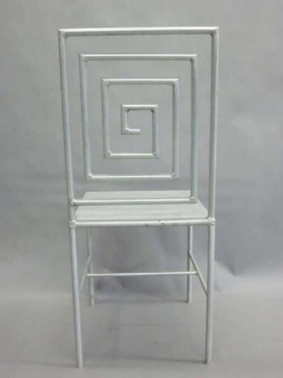 Late 20th Century Artist Made Aluminum Desk Side Chair by Jose Pascual