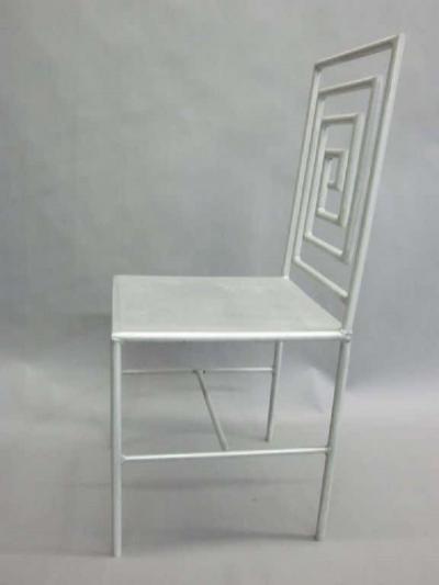 Late 20th Century Artist Made Aluminum Desk Side Chair by Jose Pascual