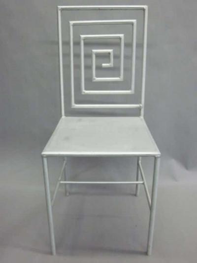 Late 20th Century Artist Made Aluminum Desk Side Chair by Jose Pascual