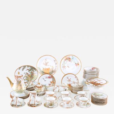 Late 20th Century Japanese Porcelain Dinner Service 68 Pieces
