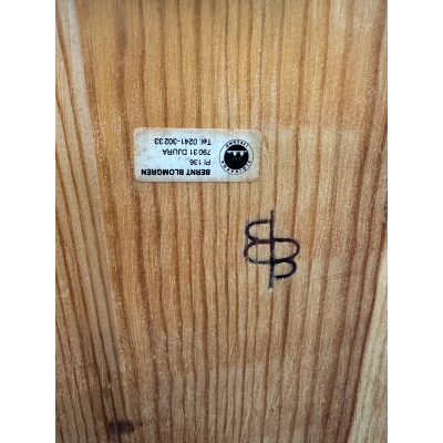 Late 20th Century Kubbestol Pine Chair Sweden