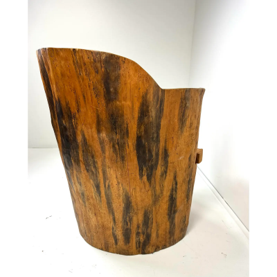 Late 20th Century Kubbestol Pine Chair Sweden