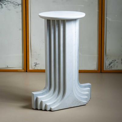 Late 20th Century Marble Column attributed to Carlo Scarpa Italy