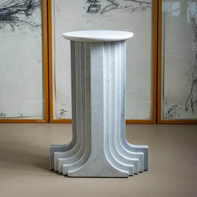 Late 20th Century Marble Column attributed to Carlo Scarpa Italy