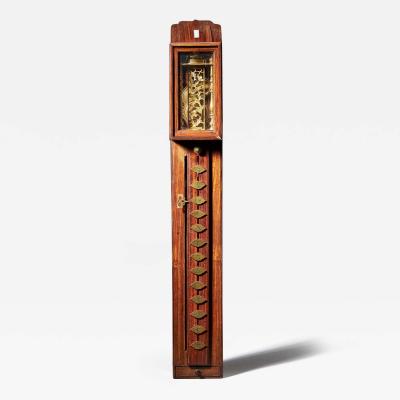 Late Edo Period 19th Century Japanese Pillar Clock Shaku Dokei C 1820