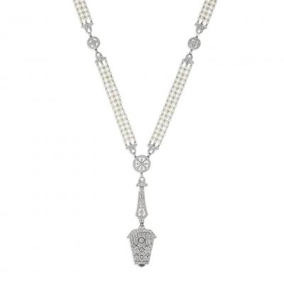 Late Edwardian Pendant Watch Sautoir