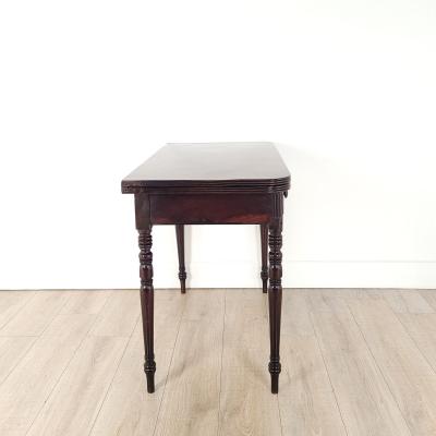 Late English Regency Period Mahogany Tea Table circa 1820