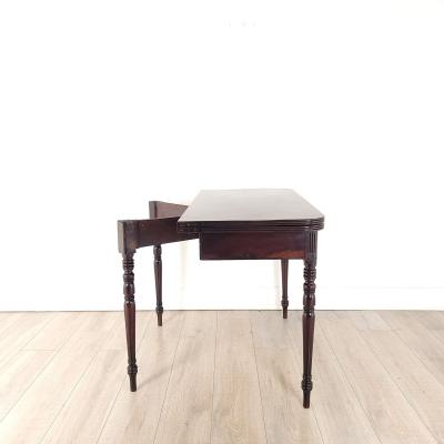 Late English Regency Period Mahogany Tea Table circa 1820