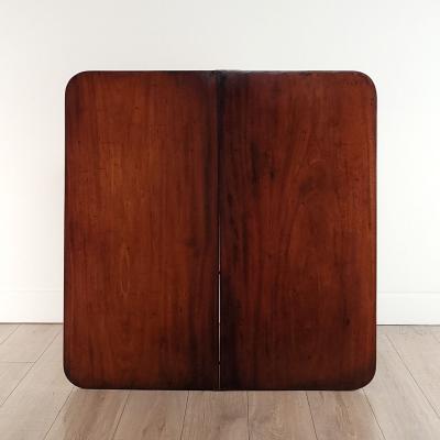 Late English Regency Period Mahogany Tea Table circa 1820