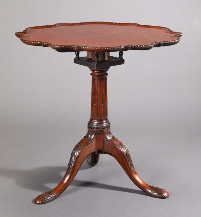 Late George II Carved Mohogany Tripod Table
