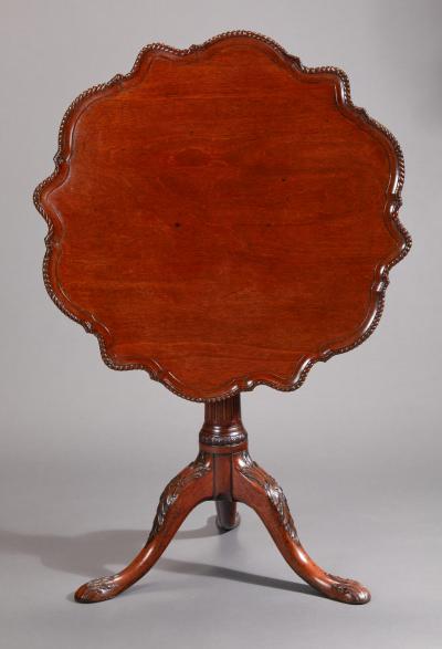 Late George II Carved Mohogany Tripod Table