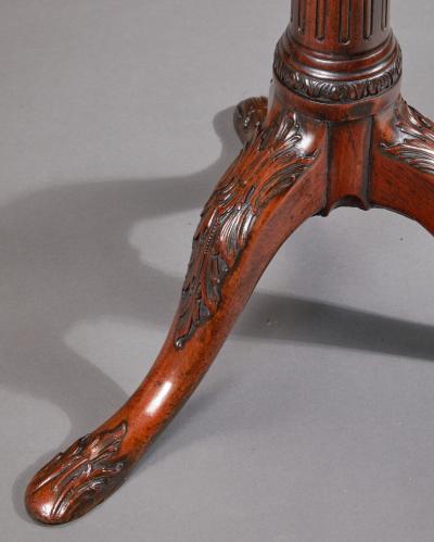 Late George II Carved Mohogany Tripod Table