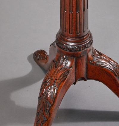 Late George II Carved Mohogany Tripod Table