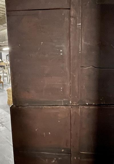 Late George III Mahogany Bowfront Chest on Chest