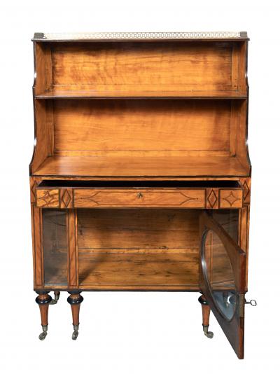 Late George III Satinwood Cabinet