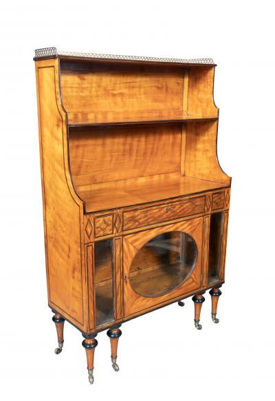 Late George III Satinwood Cabinet