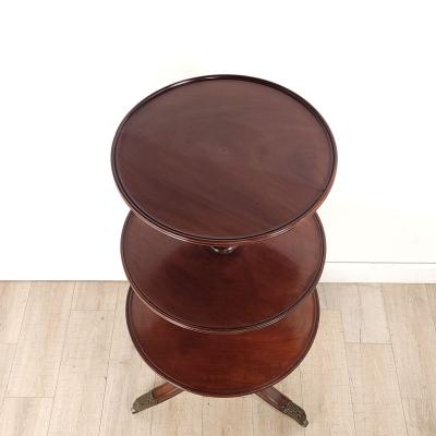 Late Georgian Early Regency Mahogany Silent Waiter circa 1815