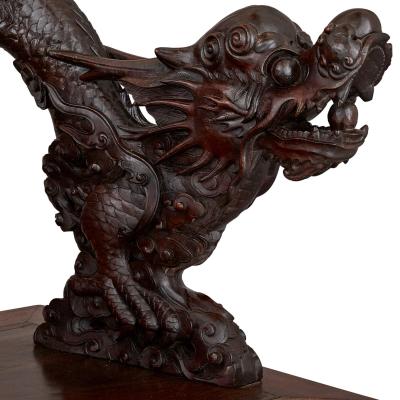 Late Qing Dynasty Hongmu Armchairs