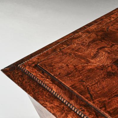 Late Regency George Iv Period Wine Cooler Cellarette In Pollard Oak