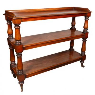 Late Regency Mahogany Trolley