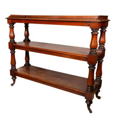 Late Regency Mahogany Trolley